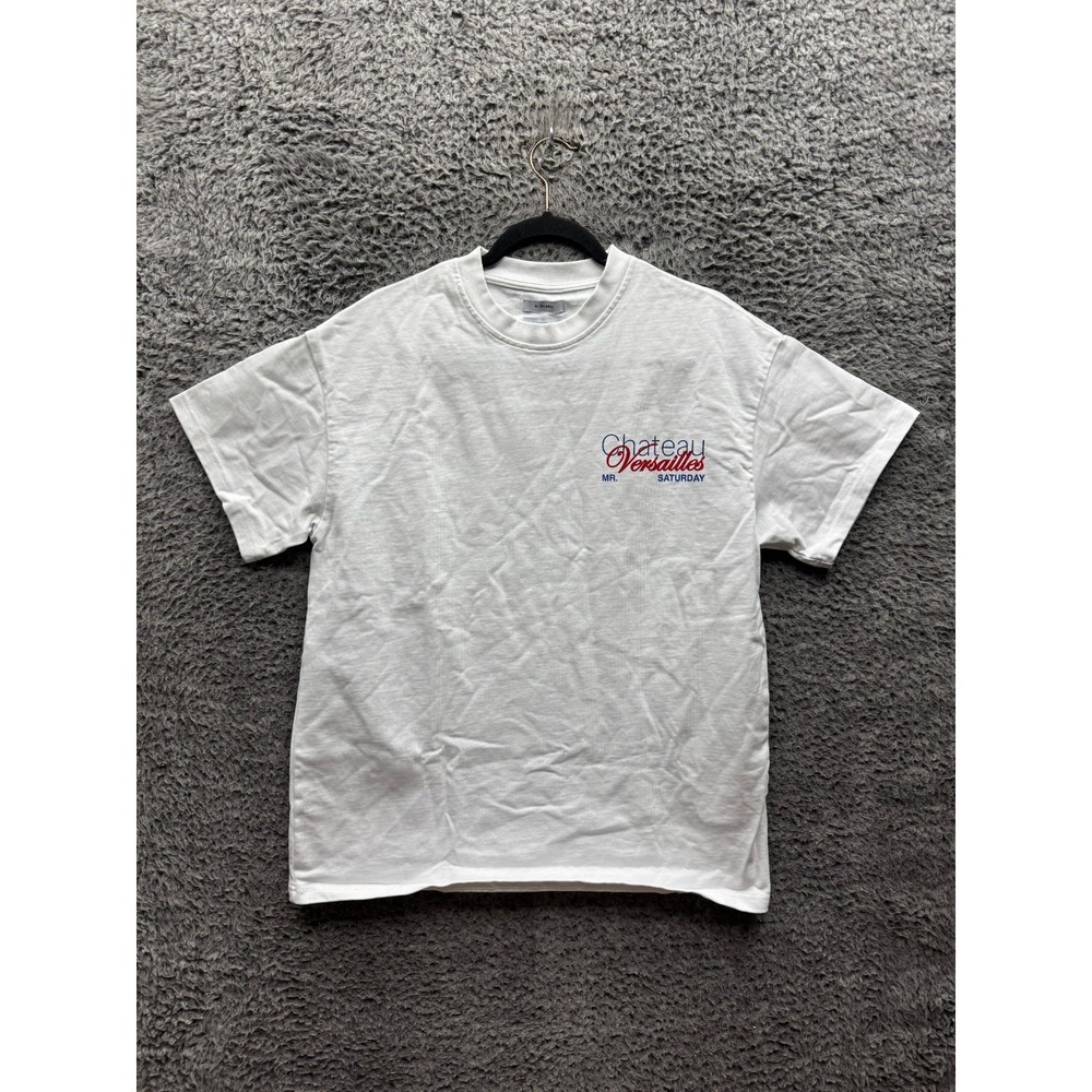 Mr. Saturday Chateau Versailles Graphic Short Sleeve T-Shirt White Mens Size S